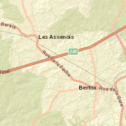 Bertrix Street Map