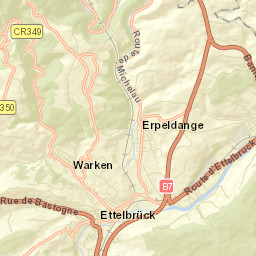 Erpeldange Street Map