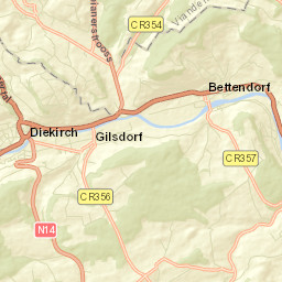 Bettendorf Street Map