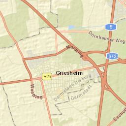 Griesheim Street Map