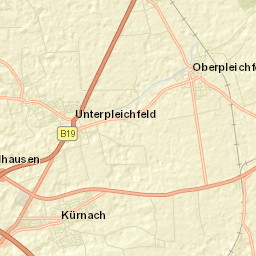 Unterpleichfeld Street Map