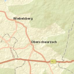 Oberschwarzach Street Map