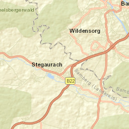 Stegaurach Street Map