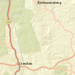 Creußen Street Map