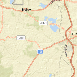 Chodová Planá Street Map