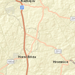 Kaznějov Street Map