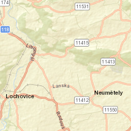 Lochovice Street Map