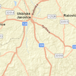 Uhlířské Janovice Street Map