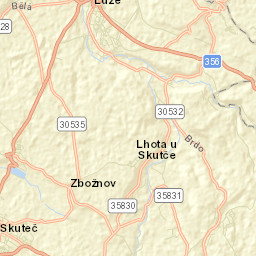 Skuteč Street Map