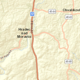 Hradec nad Moravici Street Map