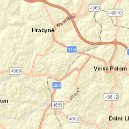 Dolní Lhota Street Map