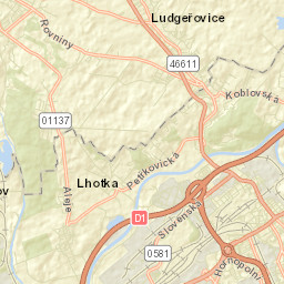 Ludgeřovice Street Map
