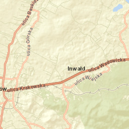Andrychów Street Map