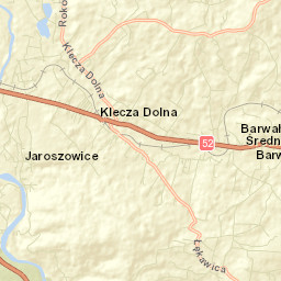 Klecza Dolna Street Map