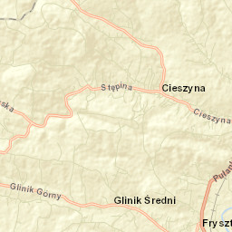 Frysztak Street Map