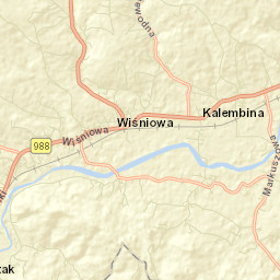 Wiśniowa Street Map