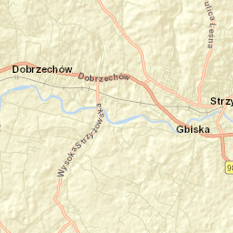 Strzyżów Street Map