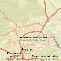 Lviv Street Map
