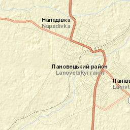 Lanivtsi Street Map
