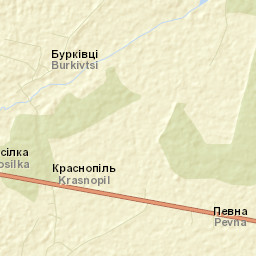 Burkivtsi Street Map