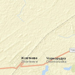Chornorudka Street Map