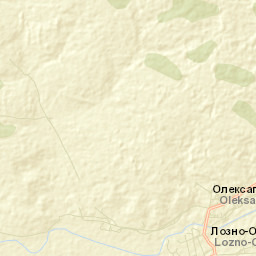 Lozno-Oleksandrivka Street Map