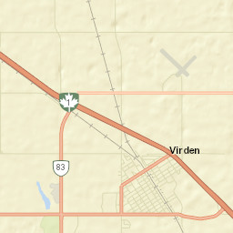 Virden Street Map