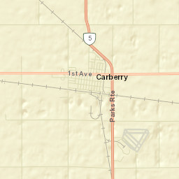 Carberry Street Map