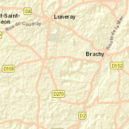 Luneray Street Map
