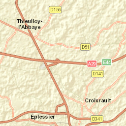 Poix-de-Picardie Street Map