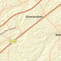 Quevauvillers Street Map
