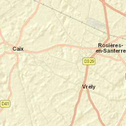 Rosières-en-Santerre Street Map