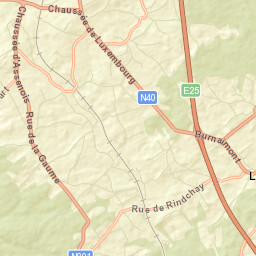 Léglise Street Map