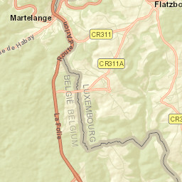 Martelange Street Map