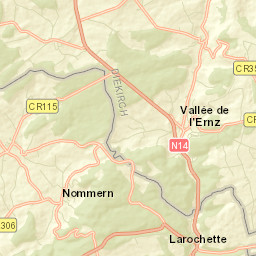 Commune de la Vallée de l’Ernz Street Map