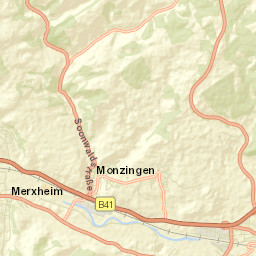 Monzingen Street Map