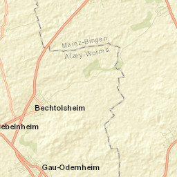 Gau-Odernheim Street Map