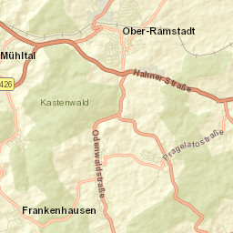 Ober-Ramstadt Street Map