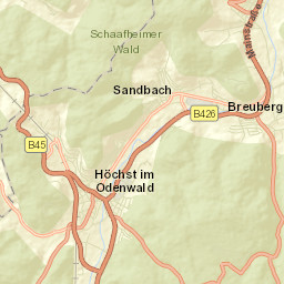 Höchst im Odenwald Street Map
