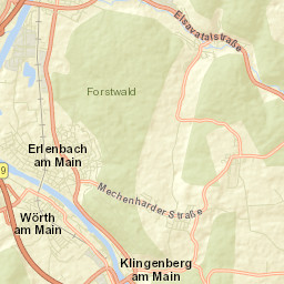 Wörth am Main Street Map