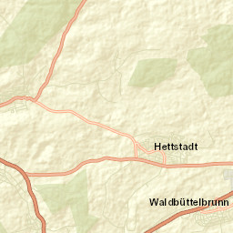Hettstadt Street Map