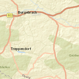 Burgebrach Street Map