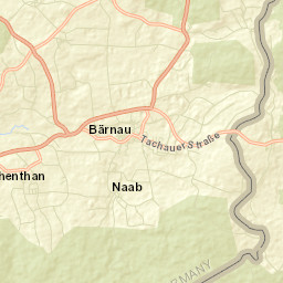 Bärnau Street Map