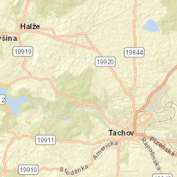 Tachov Street Map
