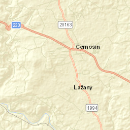 Černošín Street Map
