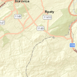 Hořovice Street Map
