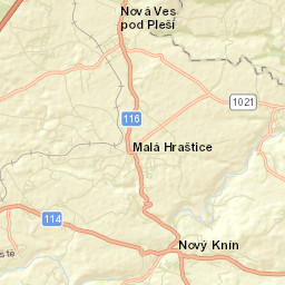 Nový Knín Street Map