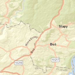 Okres Praha-západ Street Map