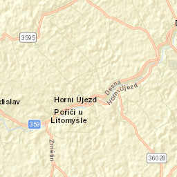 Dolní Újezd Street Map
