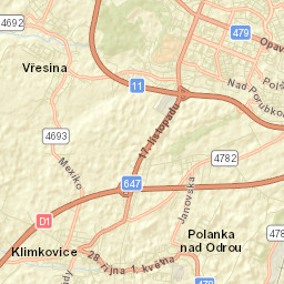 Klimkovice Street Map